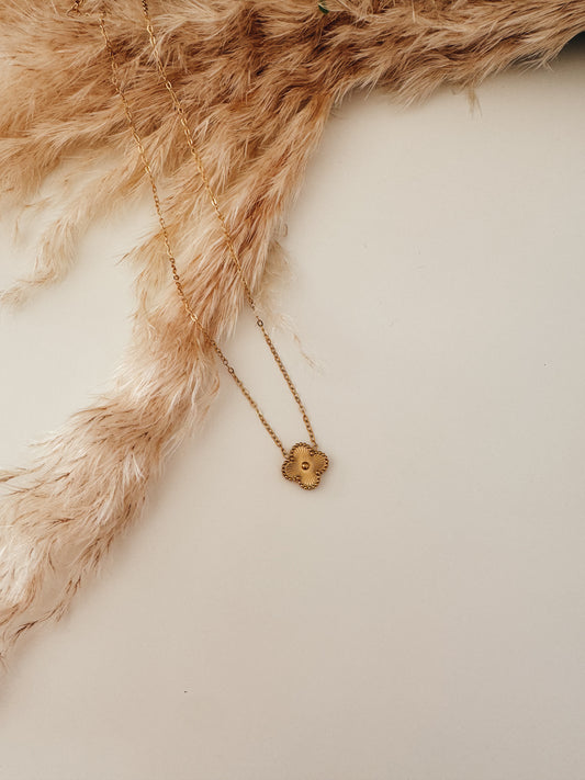 Clover Gold Necklace